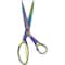 Sullivans 10" Purple & Green Heirloom Titanium Dressmaker Scissors